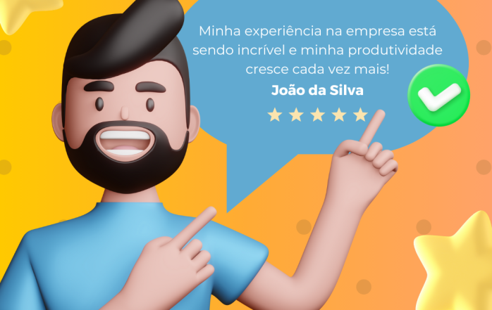 Minha experiência está sendo incrível e minha produtividade cada vez maior!